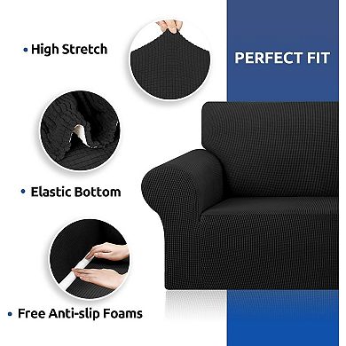Great Ambitions Stretch Sofa Cover Slipcover,Couch Covers for3Cushion Couch Furniture Protector Sofa