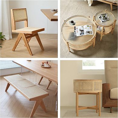 Great Ambitions 5Feet,Rattan Webbing Roll,Woven Open Mesh Cane for Furniture,Chair,Cabinet,Ceiling