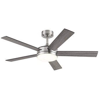 48" Modern Dimmable LED Smart Ceiling Fan with Light and Remote, App Control