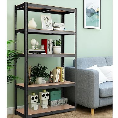 5-Tier Adjustable Shelving Storage Rack, 59 in. Tall for Garage or Utility Room