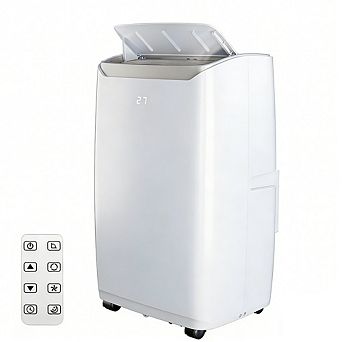 12,000 BTU 3-in-1 Portable AC for 750 Sq.Ft - Quiet with Remote, Timer & Sleep Mode