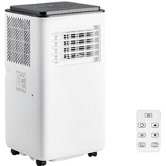 10,000 BTU 3-in-1 Portable AC - Cools up to 450 Sq.Ft, Quiet with Remote & 24H Timer