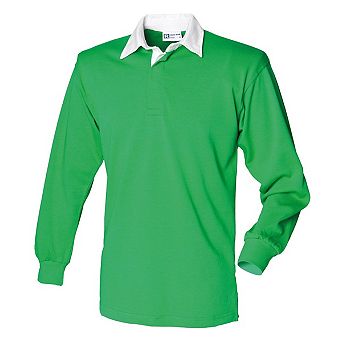 Front Row Long Sleeve Classic Rugby Polo Shirt