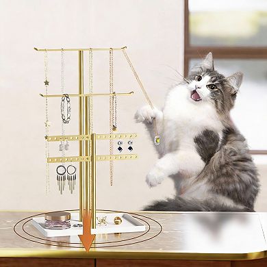 Sturdy Jewelry Organizer for 80 Pieces: Easy Access, Rust-Resistant