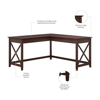 Farmhouse L-Shaped Study Desk