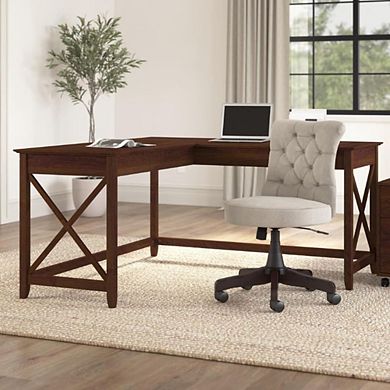 Farmhouse L-Shaped Study Desk