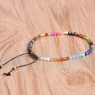 12 Constellations Seven Chakras Colored Stones Bracelet