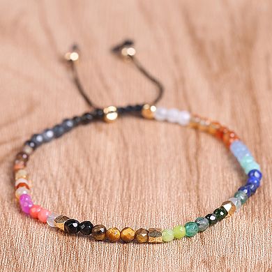 12 Constellations Seven Chakras Colored Stones Bracelet
