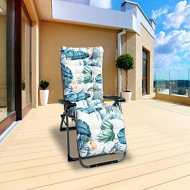 Deck Chair & Recliner Cushion 67x22in Chaise Pad