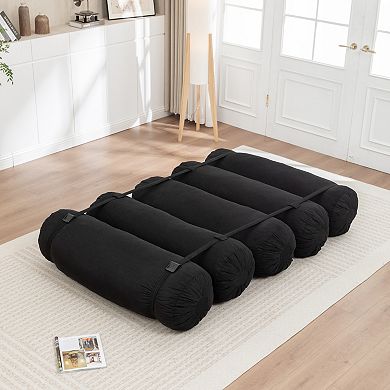 GOODSILO Adjustable Floor Sofa with Versatile Configurations and Premium Corduroy Fabric