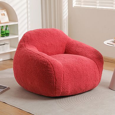 GOODSILO Giant Memory Foam Bean Bag Sofa Chair with Armrests for Comfortable Lounging