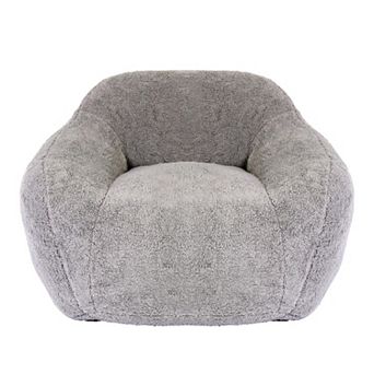 GOODSILO Giant Memory Foam Bean Bag Sofa Chair with Armrests for Comfortable Lounging