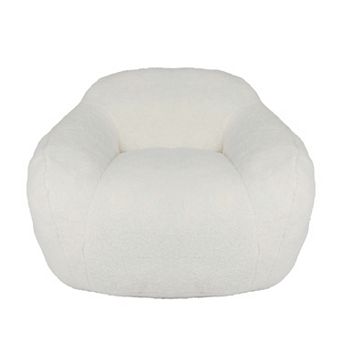 GOODSILO Giant Memory Foam Bean Bag Sofa Chair with Armrests for Comfortable Lounging