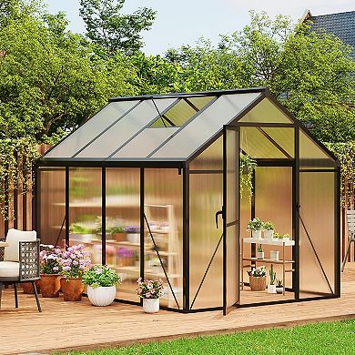 6×8 FT All-Season Greenhouse