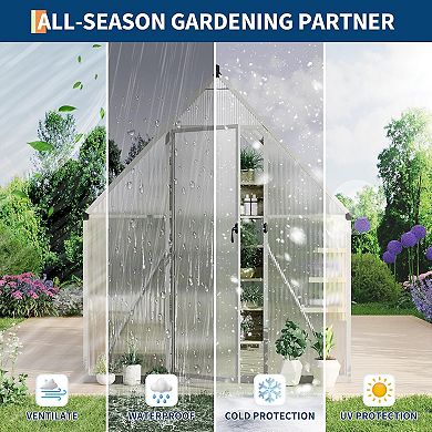 6x7 FT All-Season Greenhouse
