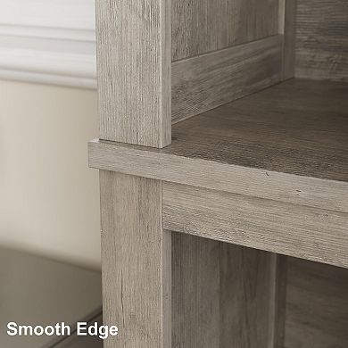 ANIXOL 5-Tier Farmhouse Bookcase