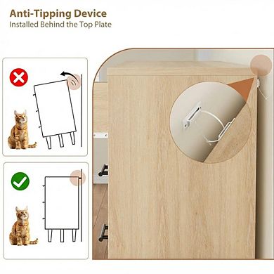 ANIXOL 4-Drawer Wood Dresser