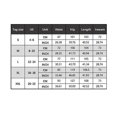 Women's High Waist Long Pants Slim Fit Casual Trousers