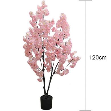 ANIXOL Artificial Cherry Blossom Tree with Realistic Blooms and Adjustable Branches