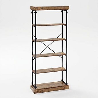 ANIXOL 6 tier Industrial Bookcase