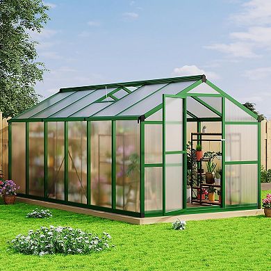8x12 FT Heavy Duty Walk-in Greenhouse