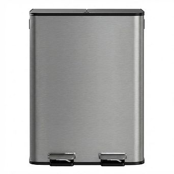 ANIXOL Double 8-Gallon/10.6-Gallon Step Trash Can