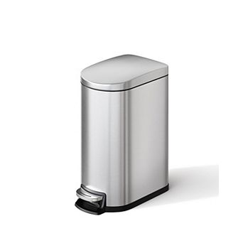 ANIXOL 2.6 Gallon Stainless Bathroom Trash Can