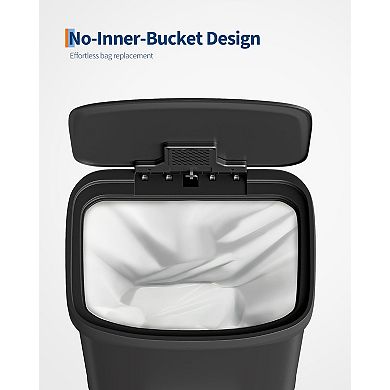 ANIXOL 21-Gallon Metal Step Trash Can