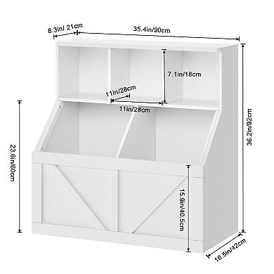 Bookshelf and Toy Storage Kids Toy Storage Organizer Toy Storage Cabinet