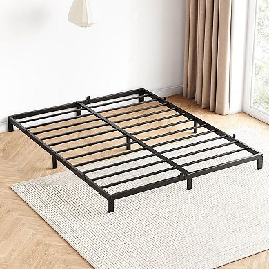 Bed Frame Metal Platform Bed Frame with Storage Under Bed Sturdy Structure Easy Assembly