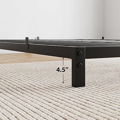 Bed Frame Metal Platform Bed Frame with Storage Under Bed Sturdy Structure Easy Assembly