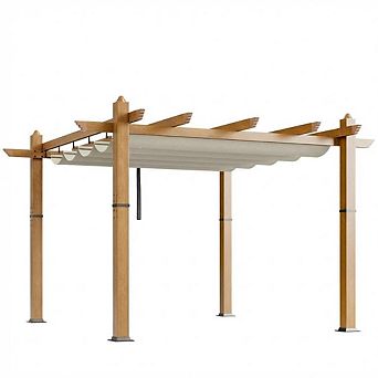 ANIXOL Retractable Aluminum Patio Pergola