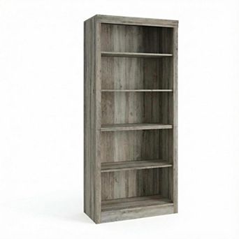 Tall Bookcase Wooden Bookshelf with Open Storage Modern Book Shelf Display Shelves