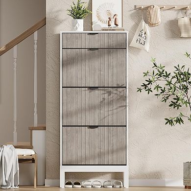 ANIXOL 3-Drawer Slim Shoe Cabinet