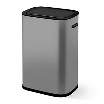 15 Gallon Automatic Kitchen Trash Can with Lid, 55L Motion Sensor Stainless Steel Garbage Can