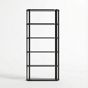 Bookshelf Classical Modern Bookcase Home Office Tall Display Shelves Storage Organizer