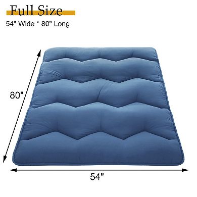 ANIXOL 3-Inch Foldable Floor Mattress, Portable Futon