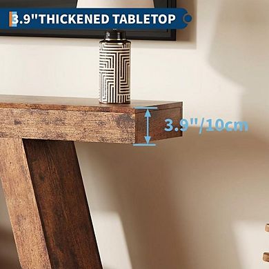 ANIXOL 2-Tier Entryway Sofa Table