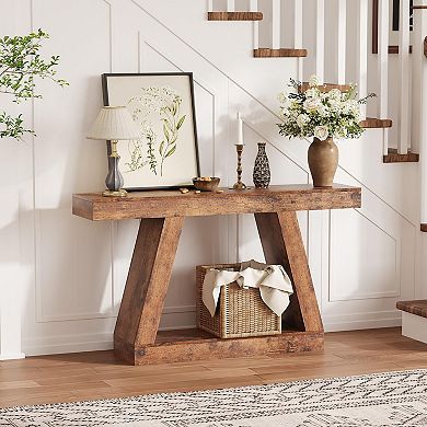ANIXOL 2-Tier Entryway Sofa Table