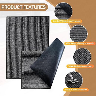 ANIXOL Heavy Duty Commercial Entrance Mat, Non-Slip & Low Profile