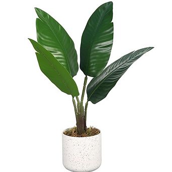 Artificial Mini Traveler’s Palm Plant in Pot