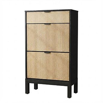 ANIXOL Flip-Drawer Shoe Cabinet with Drawer