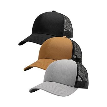 Men's Structured Mesh Trucker Hat Adjustable Classic Baseball Cap