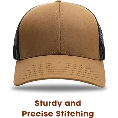 Men's Structured Mesh Trucker Hat Adjustable Classic Baseball Cap
