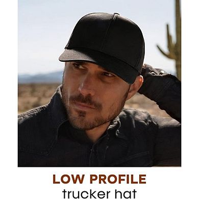 Men's Structured Mesh Trucker Hat Adjustable Classic Baseball Cap