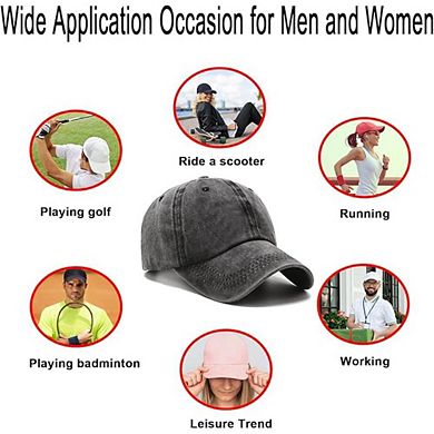 Cotton Golf Dad Hat Adjustable Low Profile Baseball Cap for Men & Women