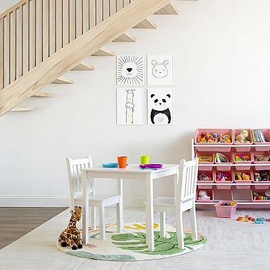 Kids Wooden Table 2 Chairs 11lb Set