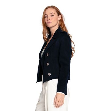 Love Me Now Wool Blend Military Style Coat