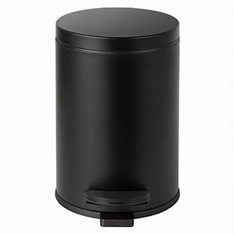 Step Trash Can Soft-Close Lid Stainless Steel 4.5L/1.2 Gallon