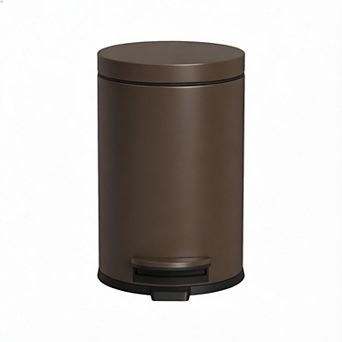 Step Trash Can Soft-Close Lid Stainless Steel 4.5L/1.2 Gallon